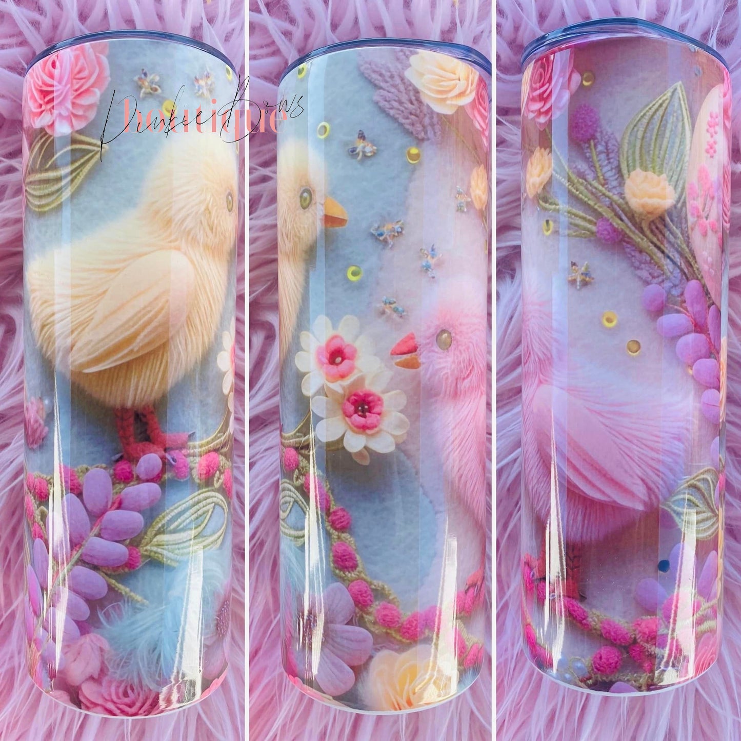 3D Easter Sublimated Tumbler/Coffee Tumbler/Custom Tumbler