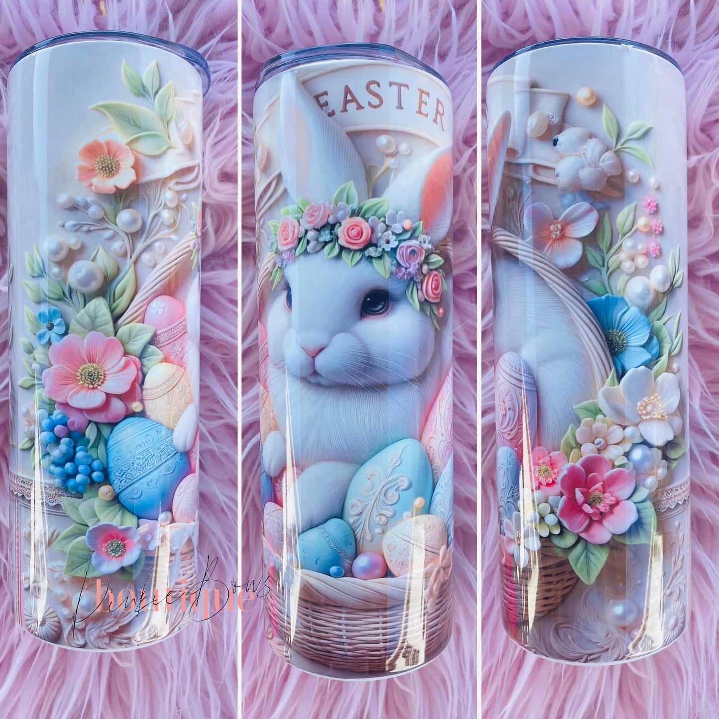 3D Easter Sublimated Tumbler/Coffee Tumbler/Custom Tumbler