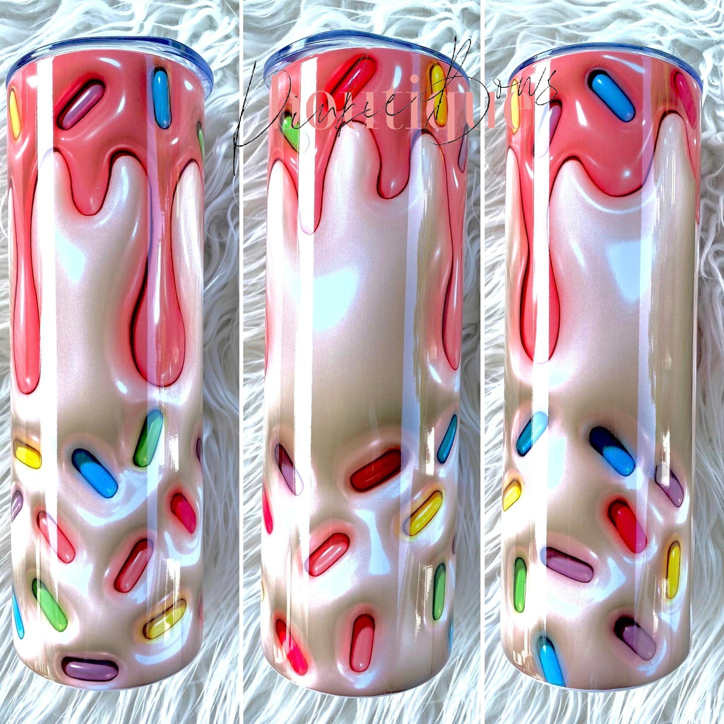 Inflated/Ice Cream/Watermelon/Mario Tumbler/Sublimated Tumbler/Coffee Tumbler