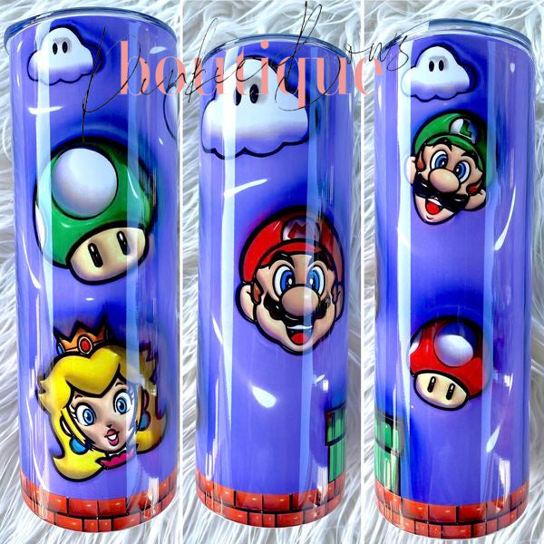 Inflated/Ice Cream/Watermelon/Mario Tumbler/Sublimated Tumbler/Coffee Tumbler